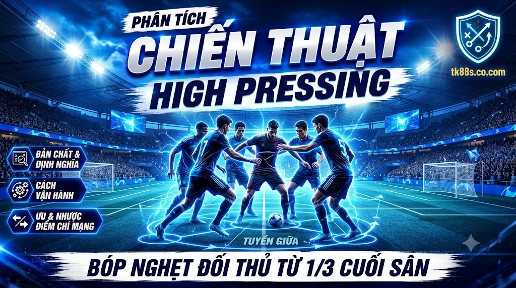 Phân tích chiến thuật High Pressing giúp bóp nghẹt đối thủ từ 1/3 cuối sân - finalhosting.io