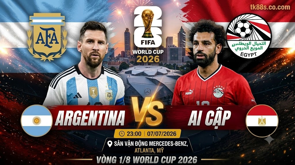 Nhận định Argentina vs Ai Cập vòng 1/8 World Cup 2026 tại finalhosting.io